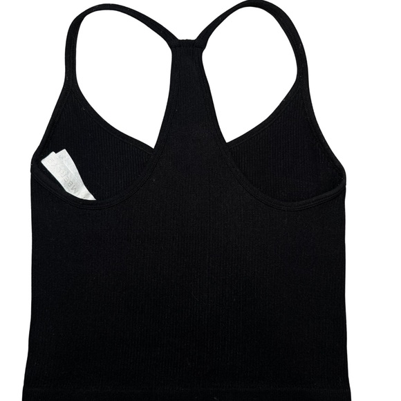 Black Ribbed Tank Top - Picture 3 of 7